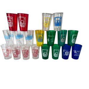 RARE Vintage 19 Pcs Chicago Fest Cups - Collectible Set